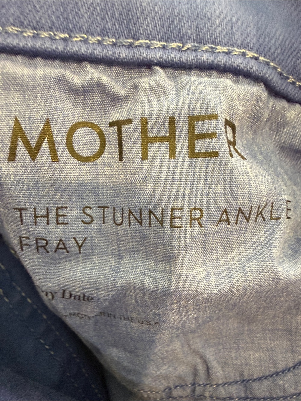 MOTHER women’s jeans The Stunner Ankle Fray in Play Date - Picture 6 of 9